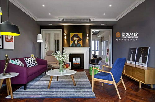 現(xiàn)代簡約與個(gè)性混搭的完美融合 —— 保利中央公園125平三居室實(shí)景案例賞析